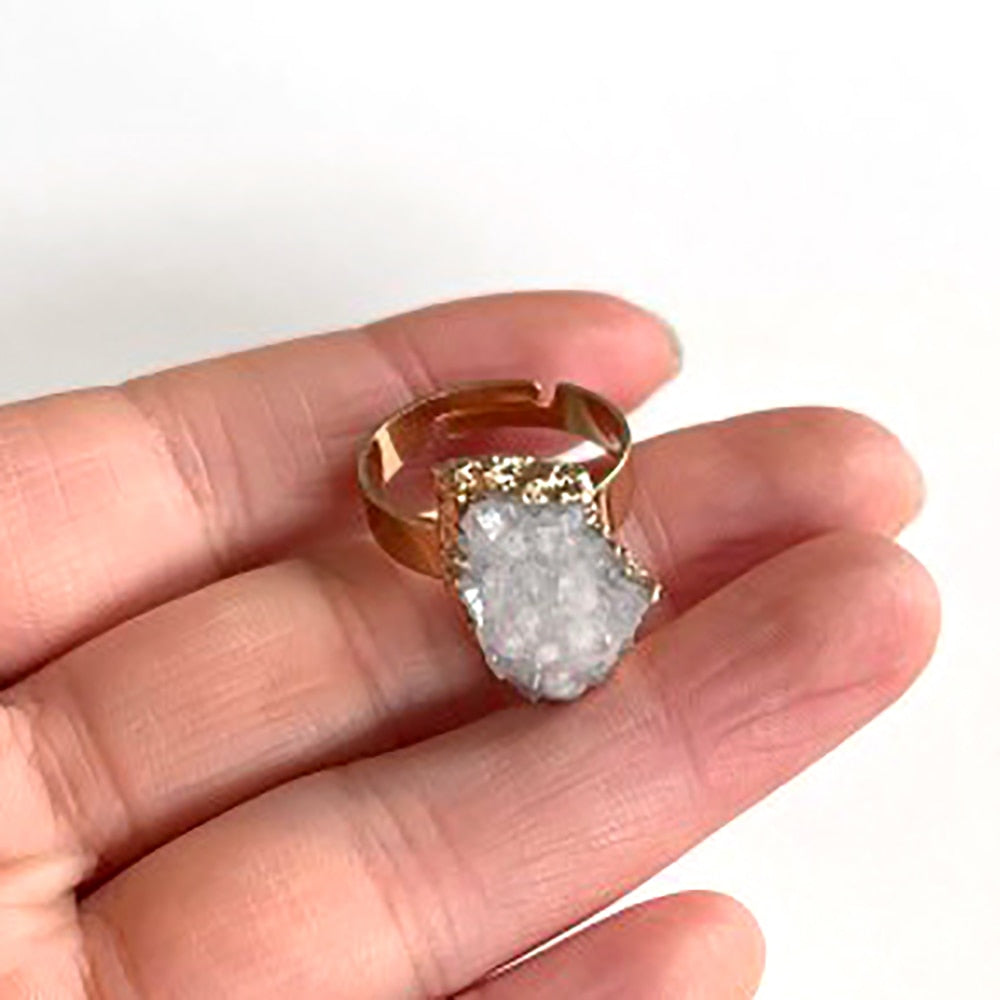 Natural Raw Stone Ring