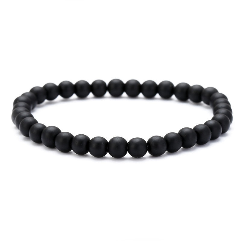 Men and Women Beads Bracelet with Natural Stones