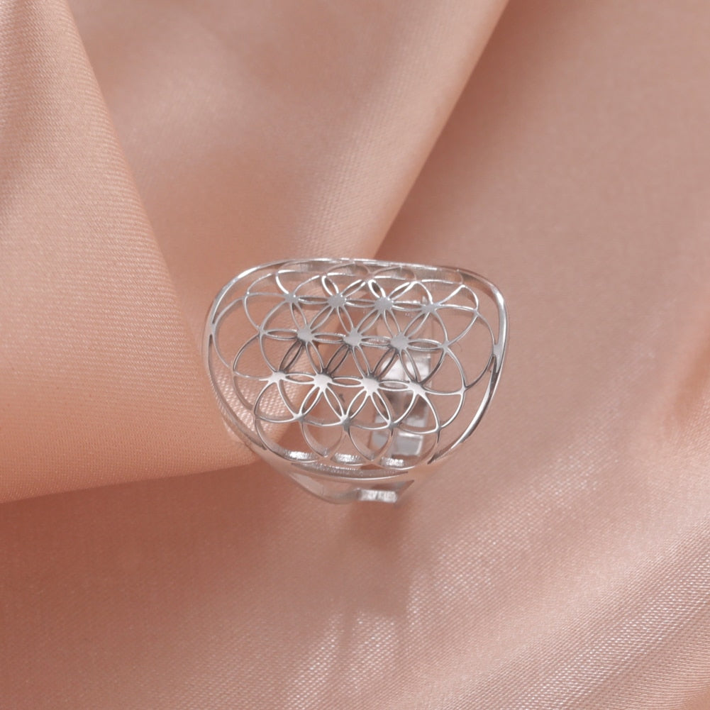 Flower of Life Rings