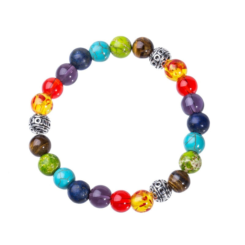 Chakra and Lava Stone Bracelets