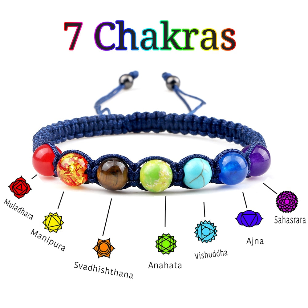 7 Chakra Bracelet Ajustable