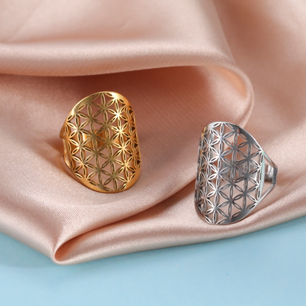 Flower of Life Rings