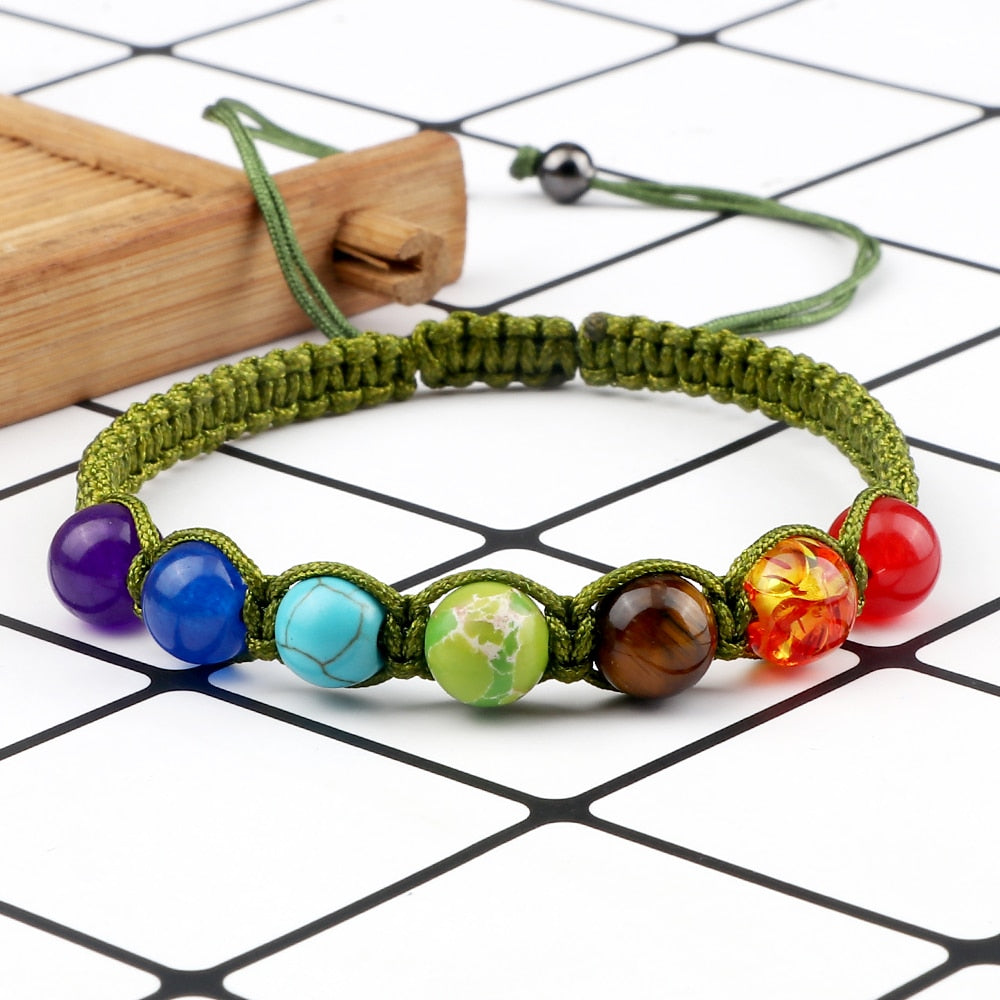 7 Chakra Bracelet Ajustable