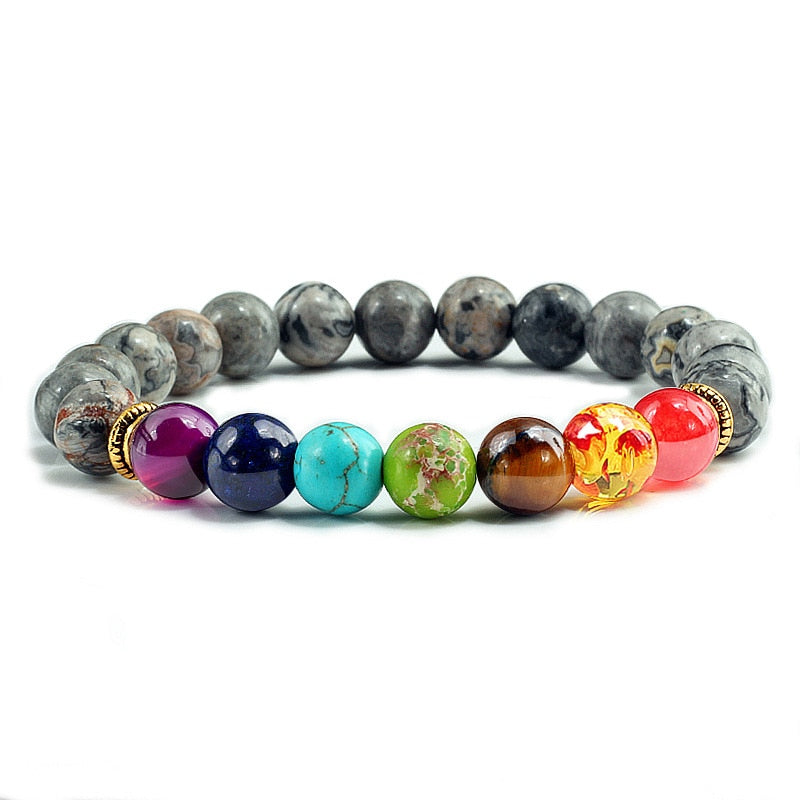 Chakra and Lava Stone Bracelets