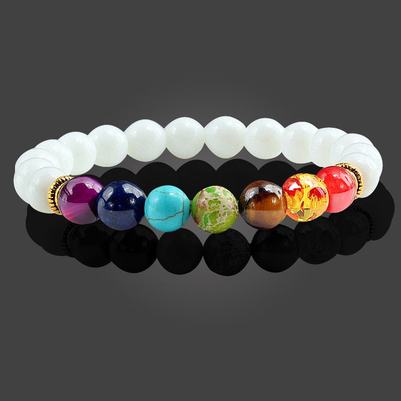 Chakra and Lava Stone Bracelets