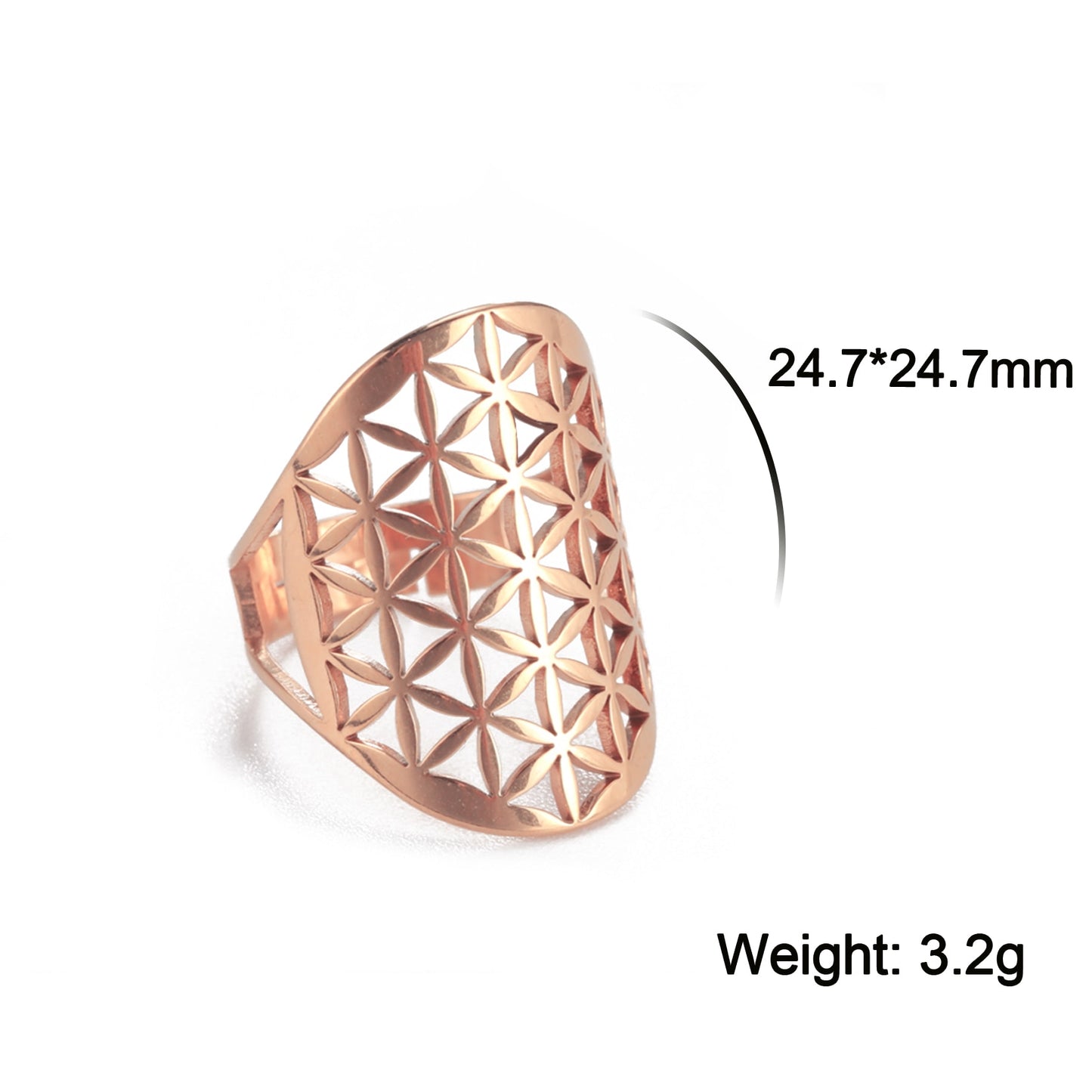 Flower of Life Rings