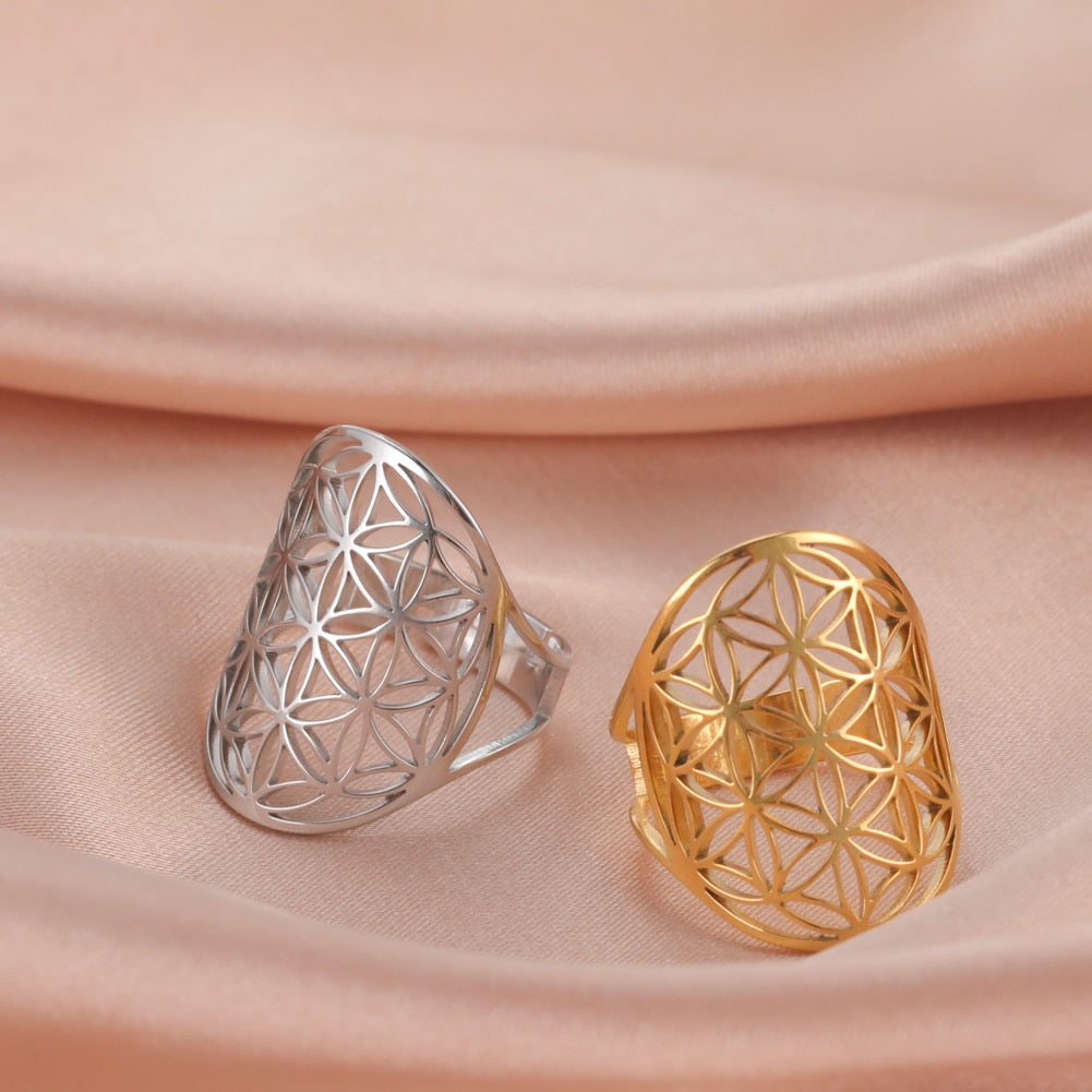 Flower of Life Rings