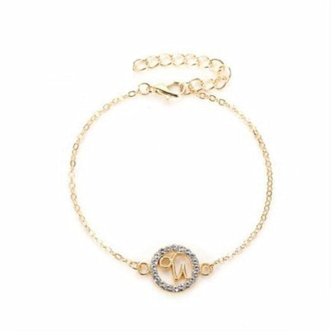 Zodiac Sign Bracelets Fashion Golden