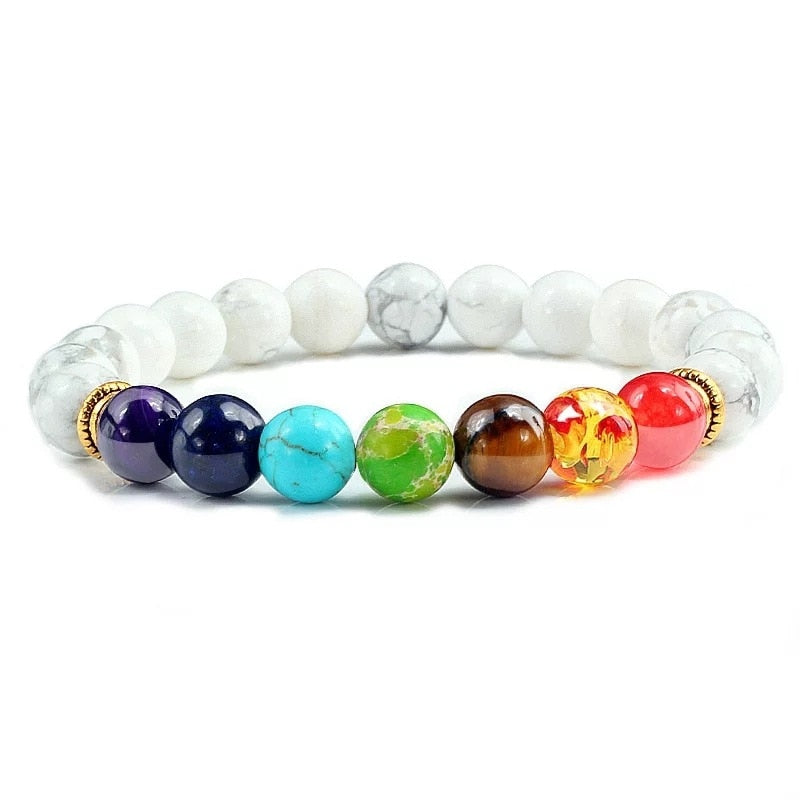 Chakra and Lava Stone Bracelets