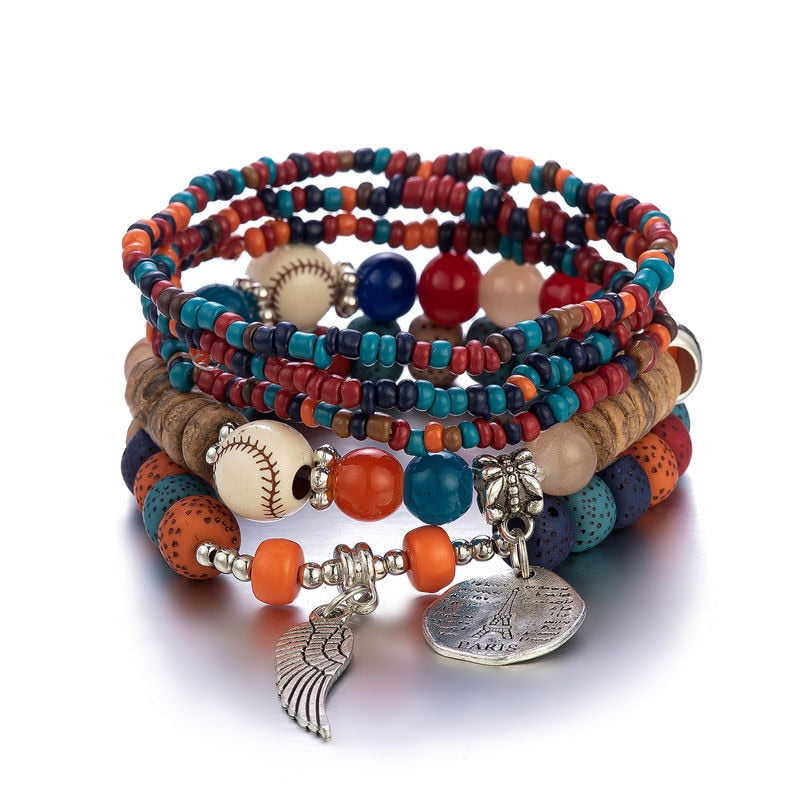 Colorful Bohemian Beads Bracelets for Women