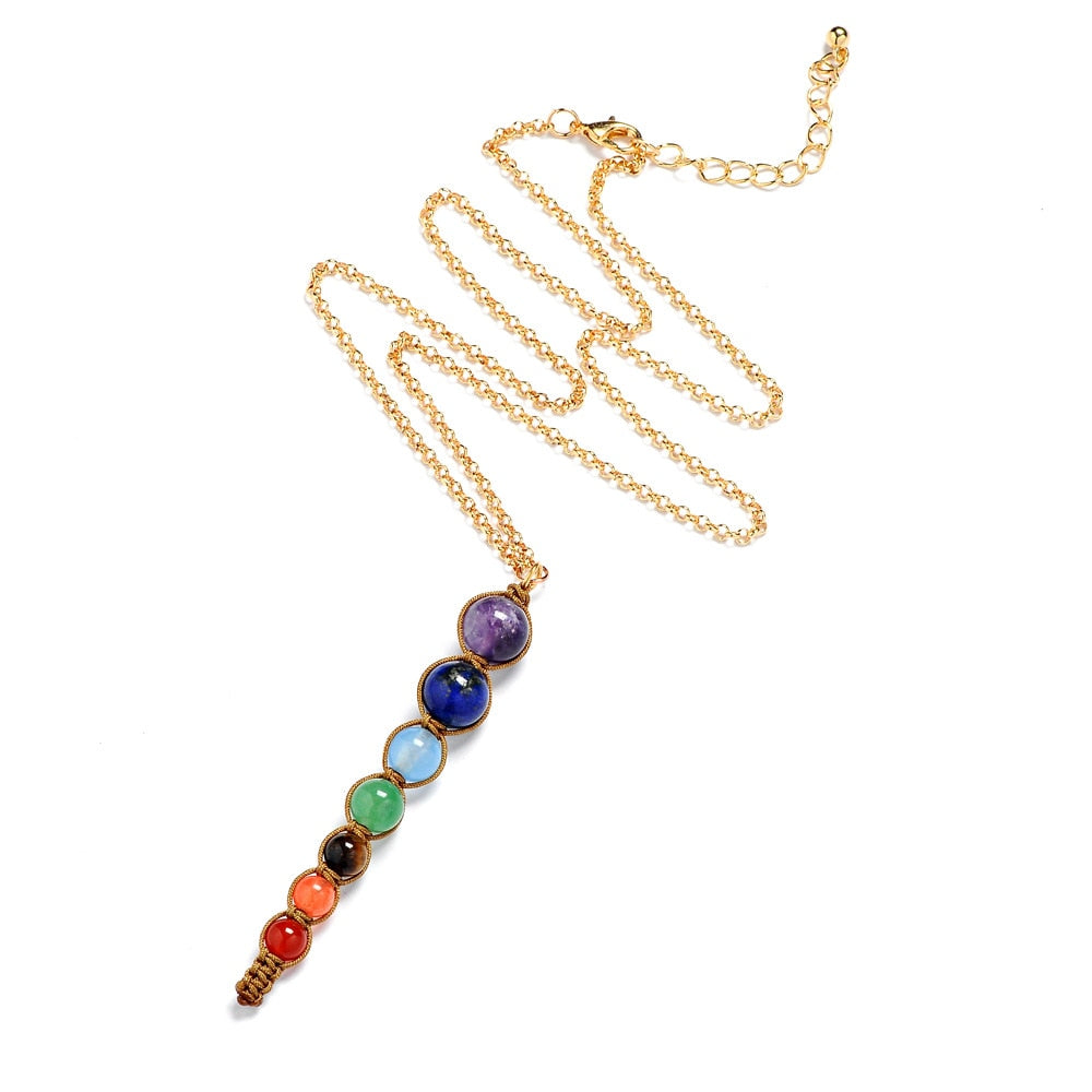 7 Chakra Necklace for Women