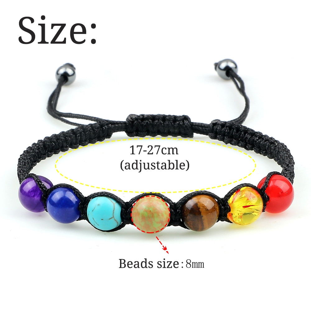 7 Chakra Bracelet Ajustable