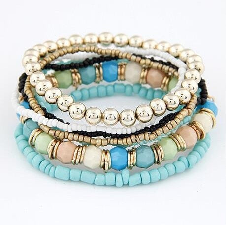 Colorful Bohemian Beads Bracelets for Women