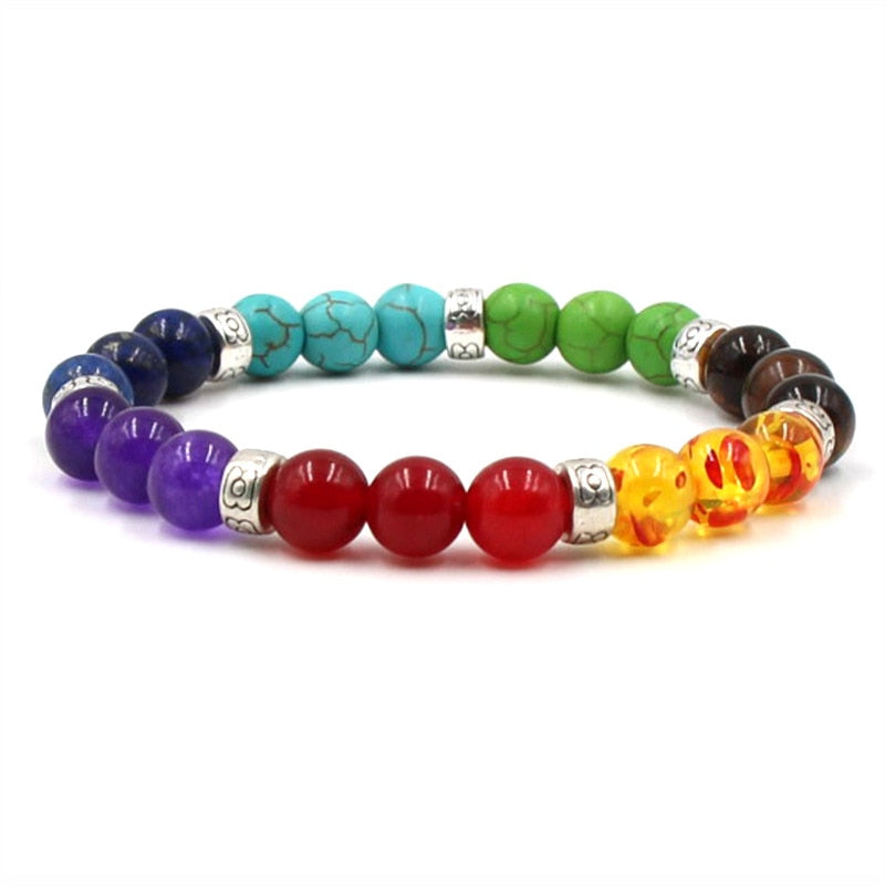 Chakra and Lava Stone Bracelets