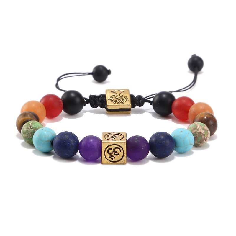 Chakra and Lava Stone Bracelets