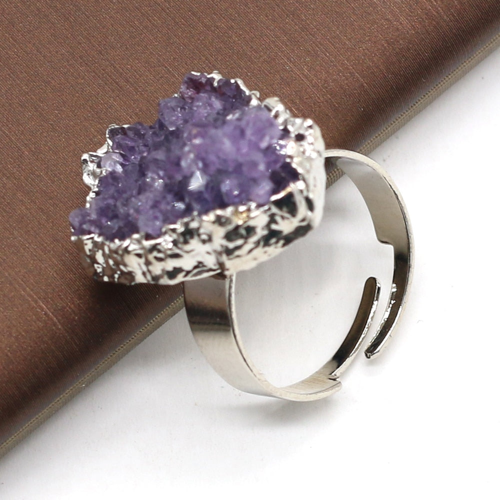 Natural Raw Stone Ring