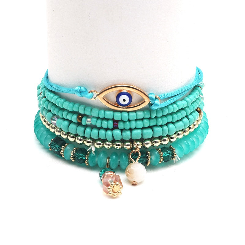 Colorful Bohemian Beads Bracelets for Women