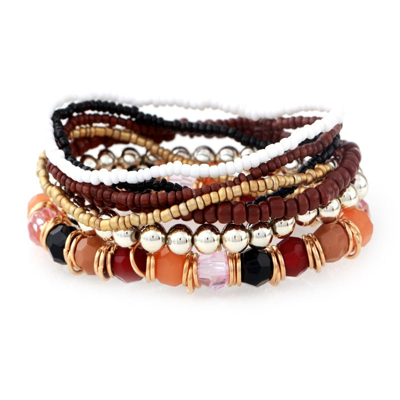 Colorful Bohemian Beads Bracelets for Women