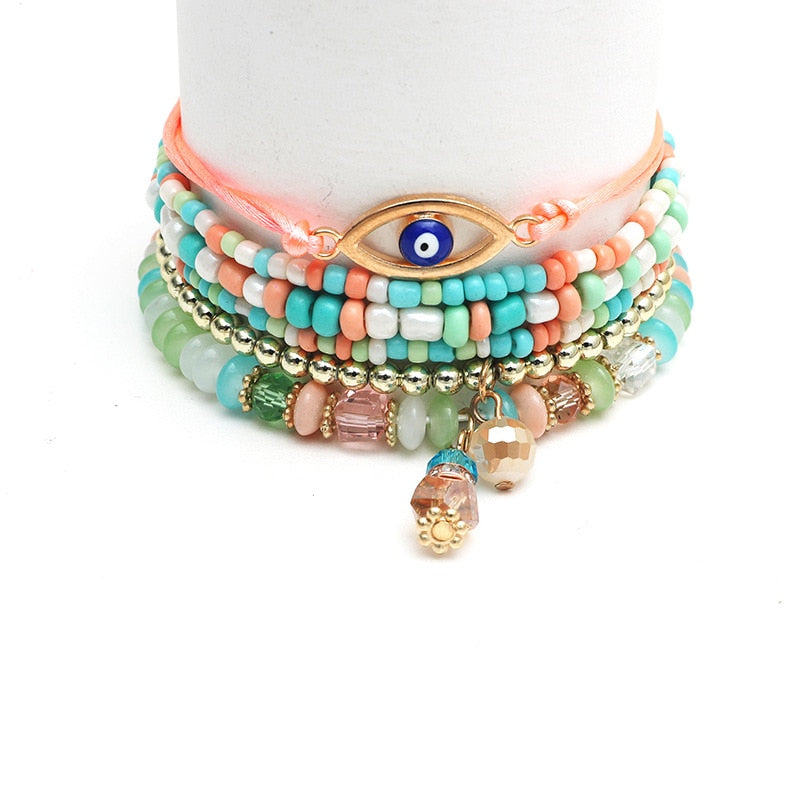 Colorful Bohemian Beads Bracelets for Women